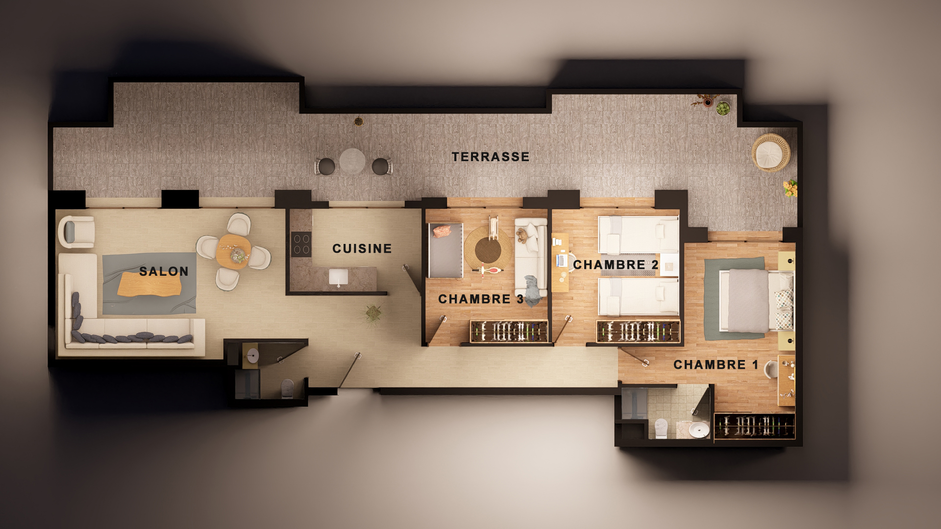 Intérieur Appartement Ajial